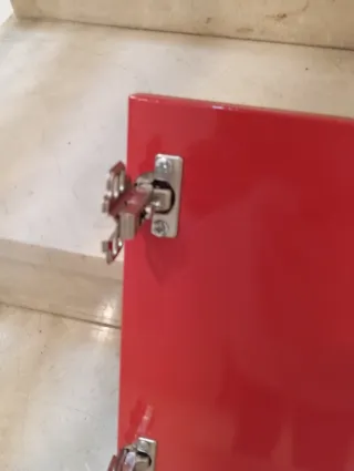 Puerta roja para estantería Kallax