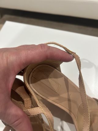 Sandalias Stradivarius Beige Cuña