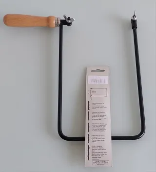 SIERRA DE MARQUETERÍA +12 HOJAS (TODO A ESTRENAR)