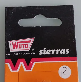 SIERRA DE MARQUETERÍA +12 HOJAS (TODO A ESTRENAR)