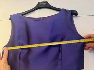 Vestido floral azul boutique talla M