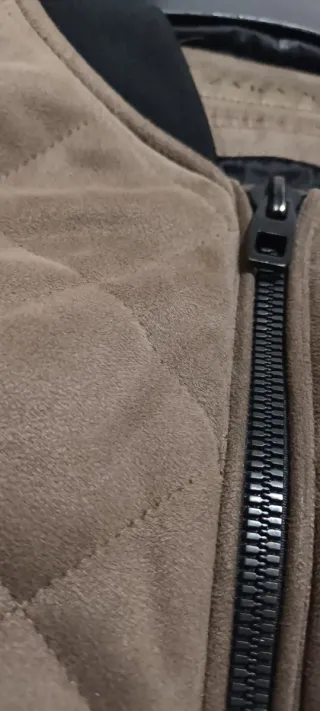 Chaqueta bomber acolchada Zara marrón