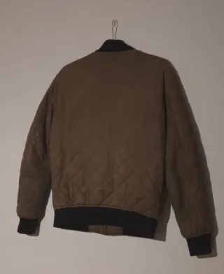 Chaqueta bomber acolchada Zara marrón
