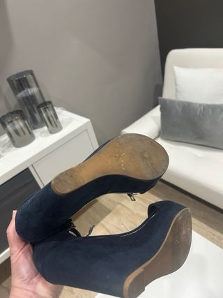 Sandalias Stradivarius Azul marino Talla 38