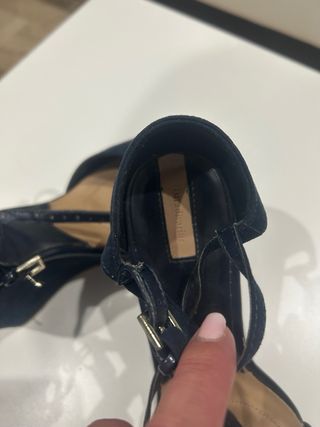 Sandalias Stradivarius Azul marino Talla 38
