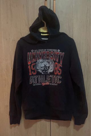 Sudadera University Athletic Negra