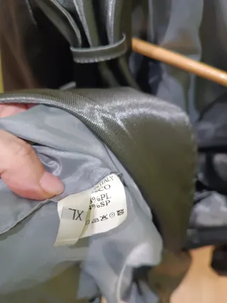 Chaqueta/gabardina gris para fiesta