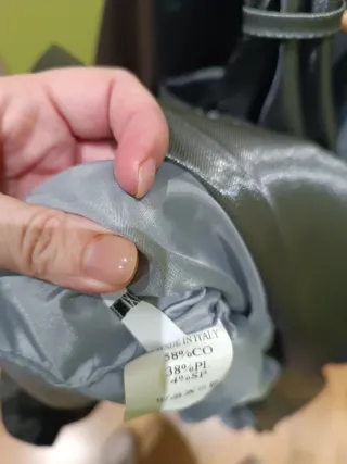 Chaqueta/gabardina gris para fiesta