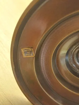 Candelabri in ottone e cristallo