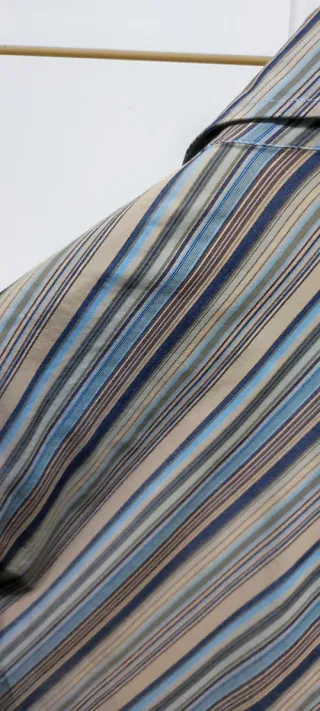 Camicia uomo righe fantasia taglia XL