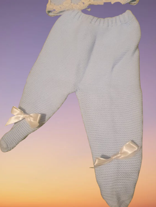 Conjunto Bebé Bautizo Kobez Azul