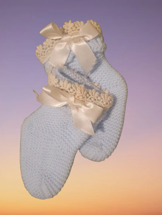 Conjunto Bebé Bautizo Kobez Azul