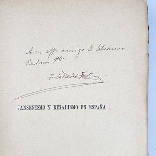 Jansenismo y Regalismo en España (Datos para la hi