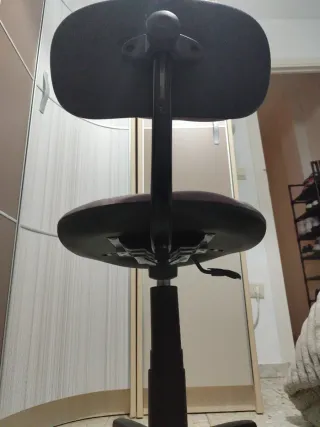 Silla de oficina negra/gris