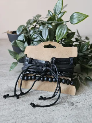 Set bracciali uomo con infinito