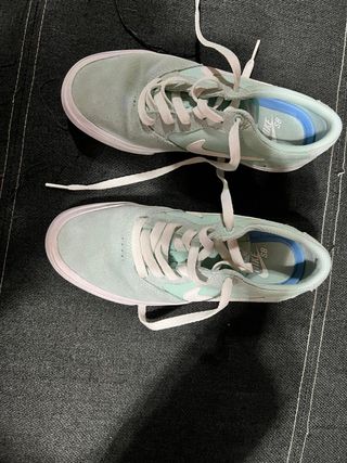 Nike SB Playeras Teal/Blanco Talla X