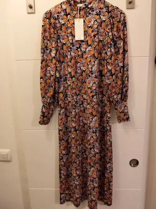 Vestido Mango largo estampado floral