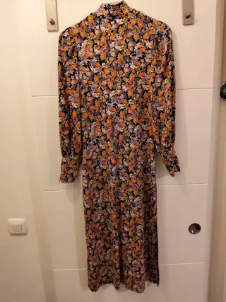 Vestido Mango largo estampado floral