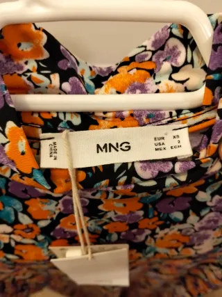 Vestido Mango largo estampado floral