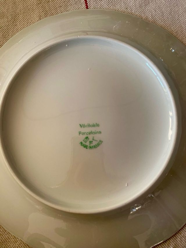 Platos porcelana francesa A.F. – 12 aves de caza