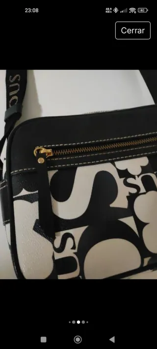 Bolso Tous Negro y Blanco