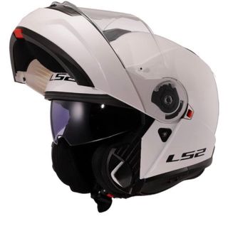 Casco Moto Modular LS2 Strobe II Blanco Talla M