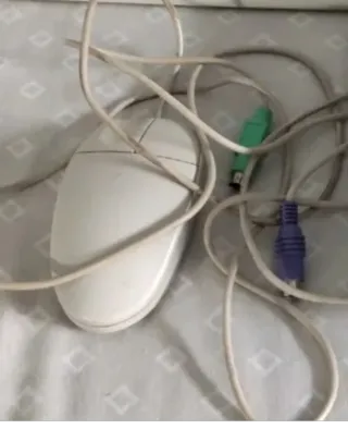 Ratón PS2 con cable y bola