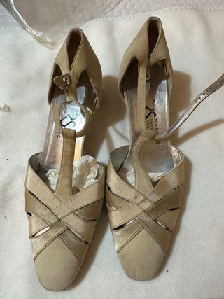 Décolleté Roberto Spinelli Beige/Oro