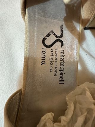 Décolleté Roberto Spinelli Beige/Oro