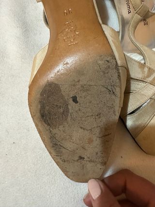 Décolleté Roberto Spinelli Beige/Oro