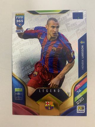 Cromo Panini FIFA 365 Legend Larsson