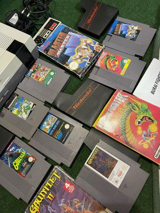 Lote Nintendo NES con juegos