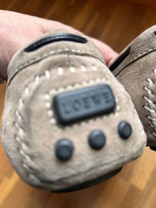 Mocasines Loewe Beige/Marrón Ante