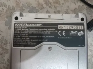 Nintendo Game Boy Advance SP Plata