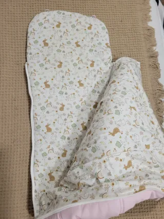 Sacco per fasciatoio per neonato con stampa conigli