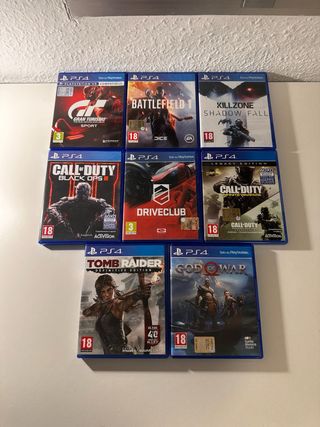 Lote 8 Juegos PS4 lotto giochi ps4