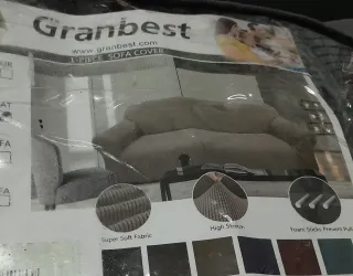 Fodera per divano a 2 posti Granbest grigio