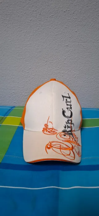 Gorra Rip Curl Naranja y Blanca