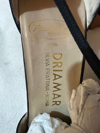 Décolleté nere Driamar vintage Tg. 39