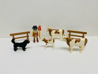 Playmobil Pastor con Vacas