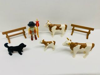 Playmobil Pastor con Vacas