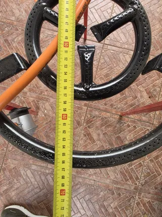 Paellero Gas Butano Negro y Rojo