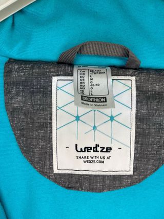 Giacca da sci Wed'ze grigia