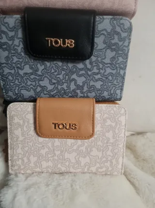 Cartera Beige y Marrón rosita y negra