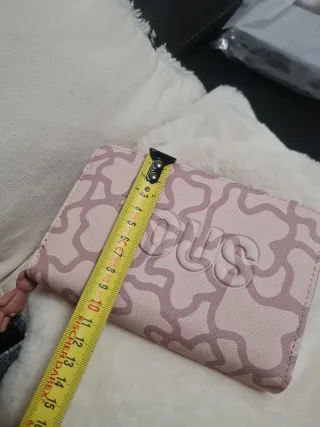 Cartera Beige y Marrón rosita y negra