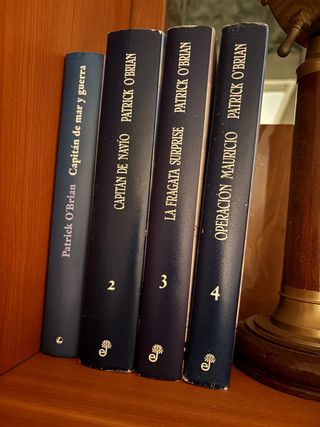 los cuatro primeros libros de la colección.