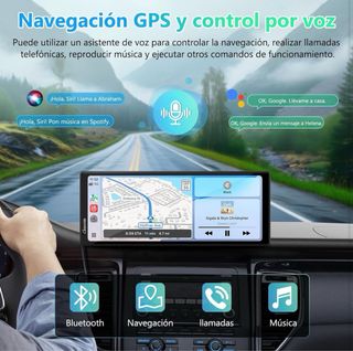 Carpuride V92R Pantalla Portátil Carplay Inalámbri