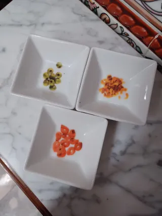 Set de 3 Cuencos de porcelana