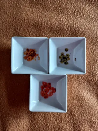 Set de 3 Cuencos de porcelana