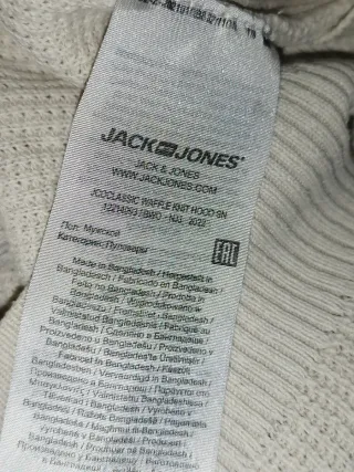 Sudadera con capucha blanca